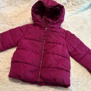 The Children's Place Hooded Puffer Jacket - Purple